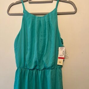 Teal Sleeveless Dress